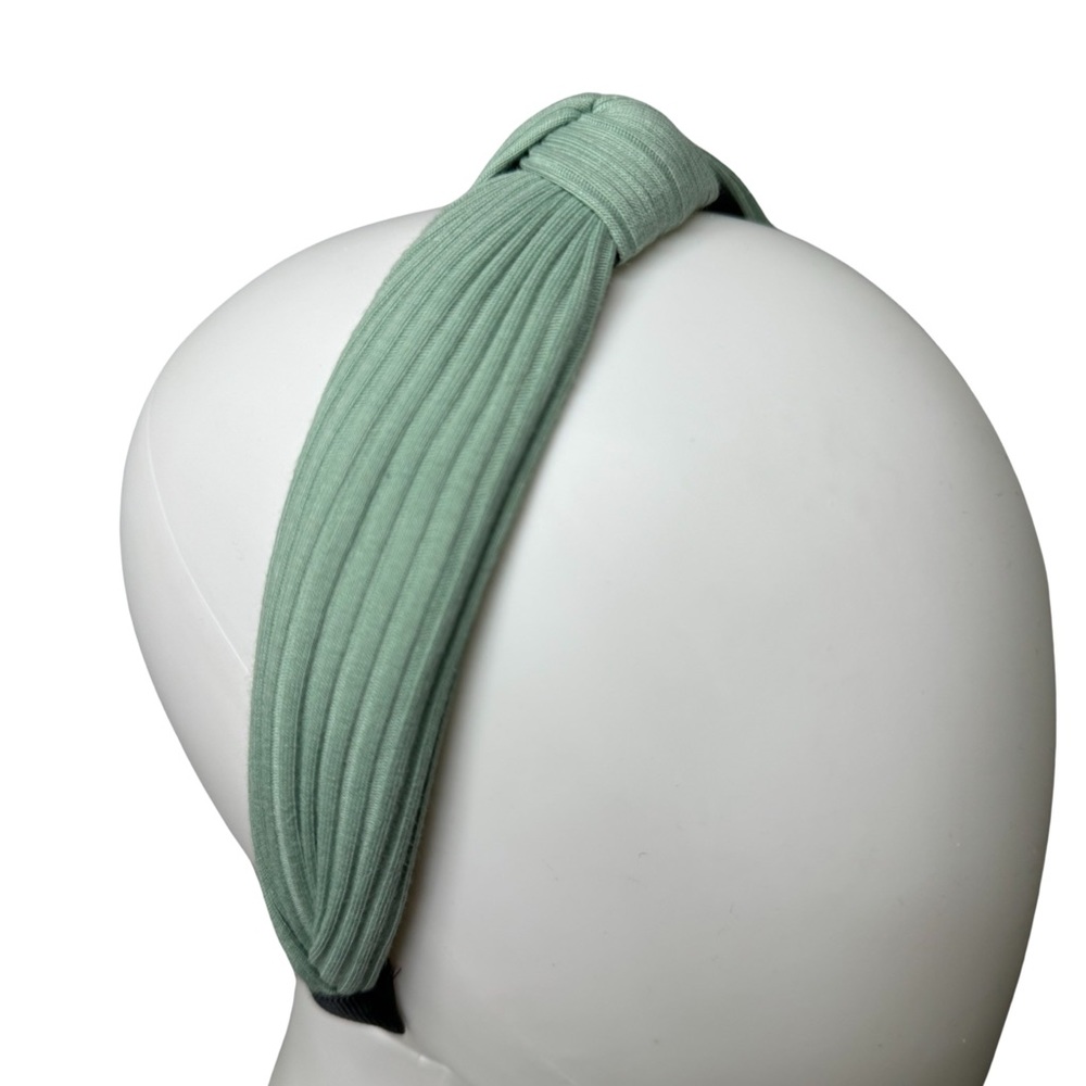 Sage green Knot headband